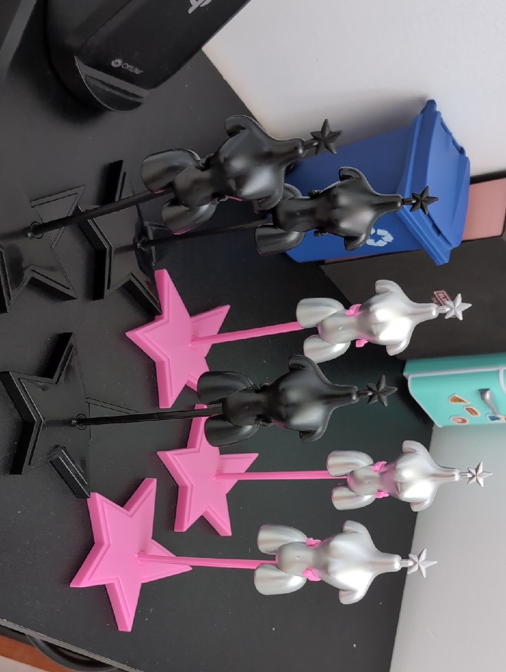 Doll Mannequin Stands Bratz Mean Girls - Pink & Black Display Holders